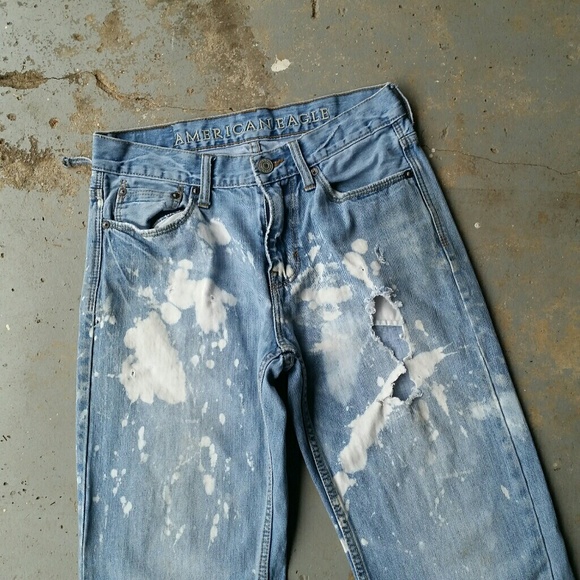 american eagle bleached jeans